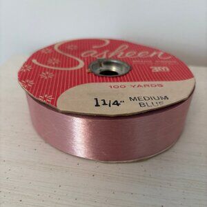 Roll Vintage 3M Sasheen Ribbon for Bow Making Reversible 1.25"